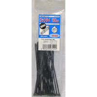 オーム電機 OHM オーム電機 ロックタイ 耐候 150mm 30本入 黒 LT-150W30BK 04-3149