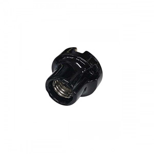 オーム電機 OHM オーム電機 HS-L26ZRT-K 磁器レセプタクル E26用 黒 04-4150
