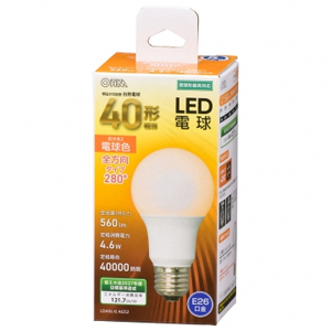 オーム電機 OHM オーム電機 LDA5L-G AG52 LED電球 A E26 4.6W L