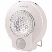 オーム電機 OHM オーム電機 SR-303 LEDセンサーライト 人感 明暗 白色LED 07-2042