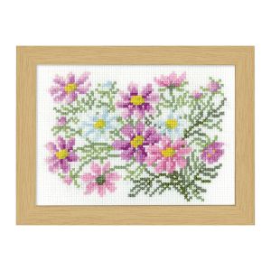オリムパス オリムパス 刺しゅうキット 12ヶ月の花フレーム マリー カトリーヌコレクション クロスステッチキット 9月コスモス 7516
