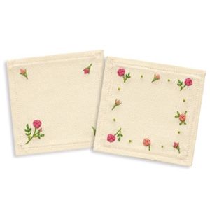 オリムパス オリムパス ししゅうキット my sweet garden ローズ コースター 9028