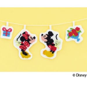 オリムパス オリムパス ディズニー クロス ステッチキット ガーランド ミッキー&ミニー 9046