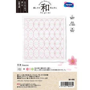 オリムパス オリムパス 刺し子キット 花車 Hanaguruma OLY-SK458