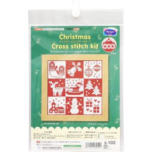 オリムパス オリムパス クリスマス クロスステッチししゅうキット クリスマス レッド X-102