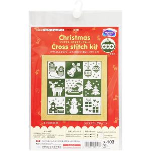 オリムパス オリムパス クリスマス クロスステッチししゅうキット クリスマス グリーン X-103
