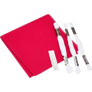 オリムパス オリムパス クリスマス クロスステッチししゅうキット サンタクロース レッド X-104