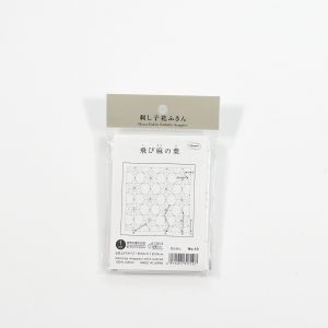 オリムパス オリムパス 刺し子 花ふきん布 パック 10 白 飛び麻の葉