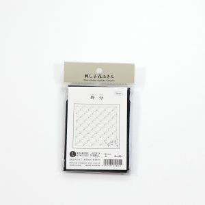 オリムパス オリムパス 刺し子 花ふきん布 パック 201 藍 野分