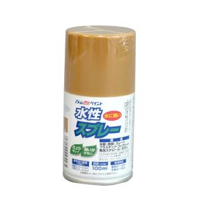 アトムペイント アトムペイント 水性スプレー 100ml 黄土色
