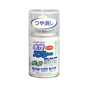 アトムペイント アトムペイント 水性スプレー 100ml つや消しネオクリヤー
