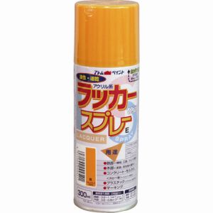 アトムペイント アトムペイント 00001-09952 ラッカースプレーE 300ML 黄