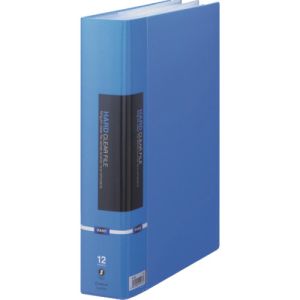 キングジム KING JIM キングジム 6132BLUE ハードクリアーファイルA4S 青