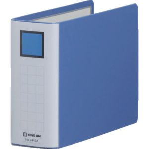 キングジム KING JIM キングジム 2445ABLUE キングファイルSDDE A5E 青
