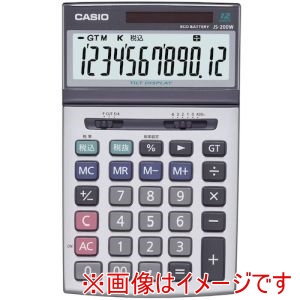 カシオ CASIO カシオ JS-200W-N ジャストタイプ電卓