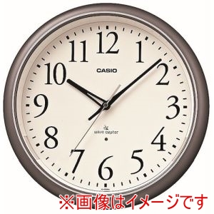 カシオ CASIO カシオ IQ-1050NJ-8JF 電波掛け時計 直径330mm シルバー