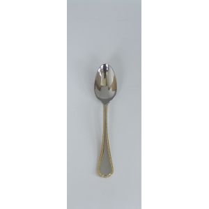 小林工業 小林工業 ラッキーウッド No.18400 18-10 ステンレス フレンチアクセント金彩 コーヒースプーン 123x24