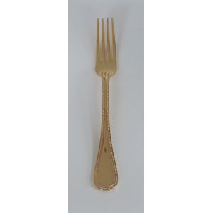 小林工業 小林工業 ラッキーウッド No.38400 18-10 ステンレス フレンチアクセント金仕上 デザートフォーク 188x23