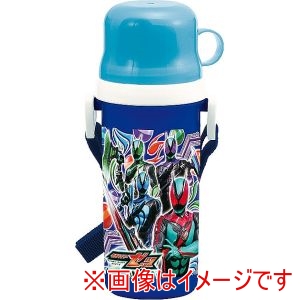 小森樹脂 小森樹脂 仮面ライダー ゼッツ コップ付き 直飲み プラ ボトル 500ml