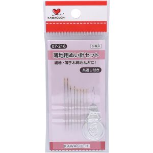 カワグチ KAWAGUCHI KAWAGUCHI 薄地用ぬい針セット 8本入 TK07216 カワグチ