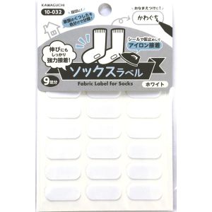 カワグチ KAWAGUCHI KAWAGUCHI ソックスラベル ホワイト 10-032 カワグチ
