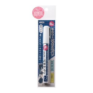 カワグチ KAWAGUCHI KAWAGUCHI 布用ミルキーなまえペン ホワイト 11-406 カワグチ