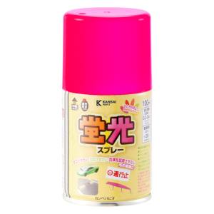 カンペハピオ KANSAI カンペハピオ 蛍光スプレー 蛍光新ピンク 100ml