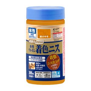 カンペハピオ KANSAI カンペハピオ 774-121-300 水性ウレタン着色ニス 300ML 新けやき