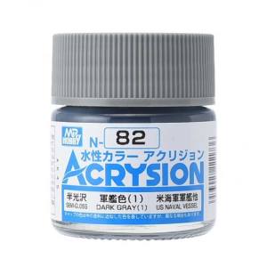 GSIクレオス ミスターホビー N82 新水性カラー アクリジョンカラー 軍艦色 1 GSI クレオス