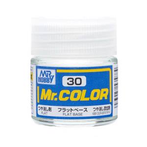 GSIクレオス ミスターホビー C30 Mr.カラー フラットベース 10ml GSI クレオス
