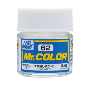 GSIクレオス ミスターホビー C62 Mr.カラー つや消しホワイト 10ml GSI クレオス