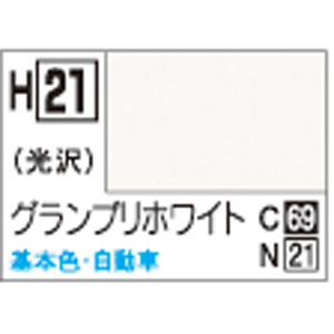 GSIクレオス ミスターホビー H21 水性ホビーカラー グランプリホワイト 10ml GSI クレオス