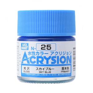 GSIクレオス ミスターホビー N025 新水性カラー アクリジョンカラー スカイブルー GSI クレオス