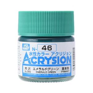 GSIクレオス ミスターホビー N046 新水性カラー アクリジョンカラー エメラルドグリーン GSI クレオス