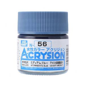 GSIクレオス ミスターホビー N056 新水性カラー アクリジョンカラー ミディアムブルー GSI クレオス