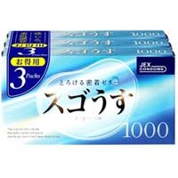 ジェクス JEX ジェクス スゴうす 1000 12個入×3個 コンドーム