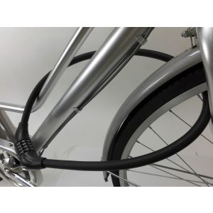 サギサカ SAGISAKA 極太ダイヤルロック 90cm ブラック 43376