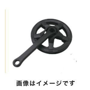 サギサカ SAGISAKA ギヤクランク 右Wガード付 165mm 36T BK 61037