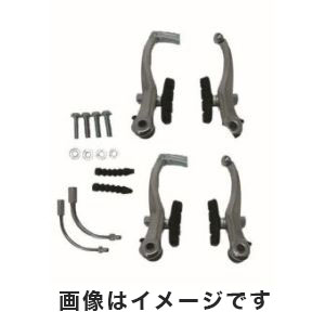 サギサカ SAGISAKA サギサカ Vブレーキ本体 アルミ シルバー 61628
