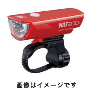 キャットアイ CATEYE キャットアイ 自転車充電式LEDライト ボルト200 VOLT200 200lm レッド HL-EL151RC 70466