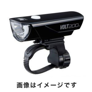 キャットアイ CATEYE キャットアイ 自転車充電式LEDライト ボルト200 VOLT200 200lm ブラック HL-EL151RC 70477
