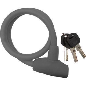 ユーラック ULAC ユーラック 71702 シリコンケーブルロック 60cm グレー ULAC