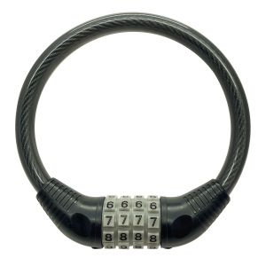 サギサカ SAGISAKA サギサカ JC 可変ダイヤルワイヤーロック 30cm ブラック 74110