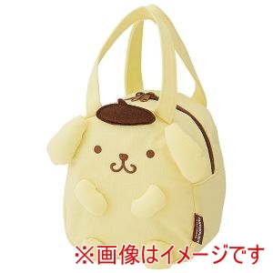 スケーター SKATER スケーター ポムポムプリン スエット素材 ダイカット バッグ KNBD1