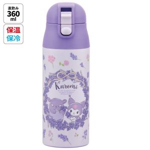 スケーター SKATER スケーター マイメロディ クロミ フラワーリース 超軽量ワンプッシュステンレスマグボトル 360ml SDPC4