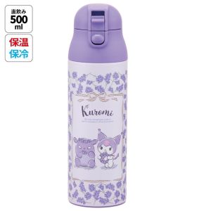 スケーター SKATER スケーター マイメロディ クロミ フラワーリース ワンプッシュステンレスマグボトル 500ml SDPC5