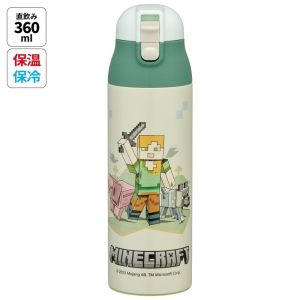 スケーター SKATER スケーター マインクラフト Ex ワンプッシュステンレスマグボトル 500ml SDPC5
