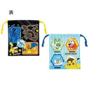 スケーター SKATER スケーター ポケットモンスター ポケモン 24 マチ付き 巾着袋 2枚入 KB64WN