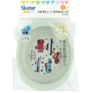 スケーター SKATER スケーター トミカとトム 抗菌 食洗機対応 ベビー用 PP製小皿 XP25AG SKATER