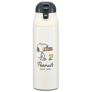 スケーター SKATER スケーター SNOOPY バッジ ワンプッシュ ステンレス マグ ボトル 500ml SDPC5